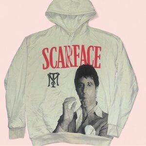 Hybrid & Company White Scarface Hoodie